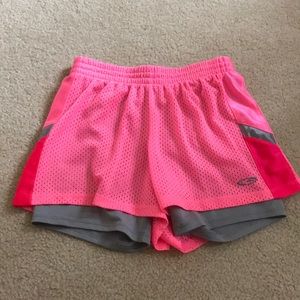 Girls 2-in-1 Mesh Champion Shorts